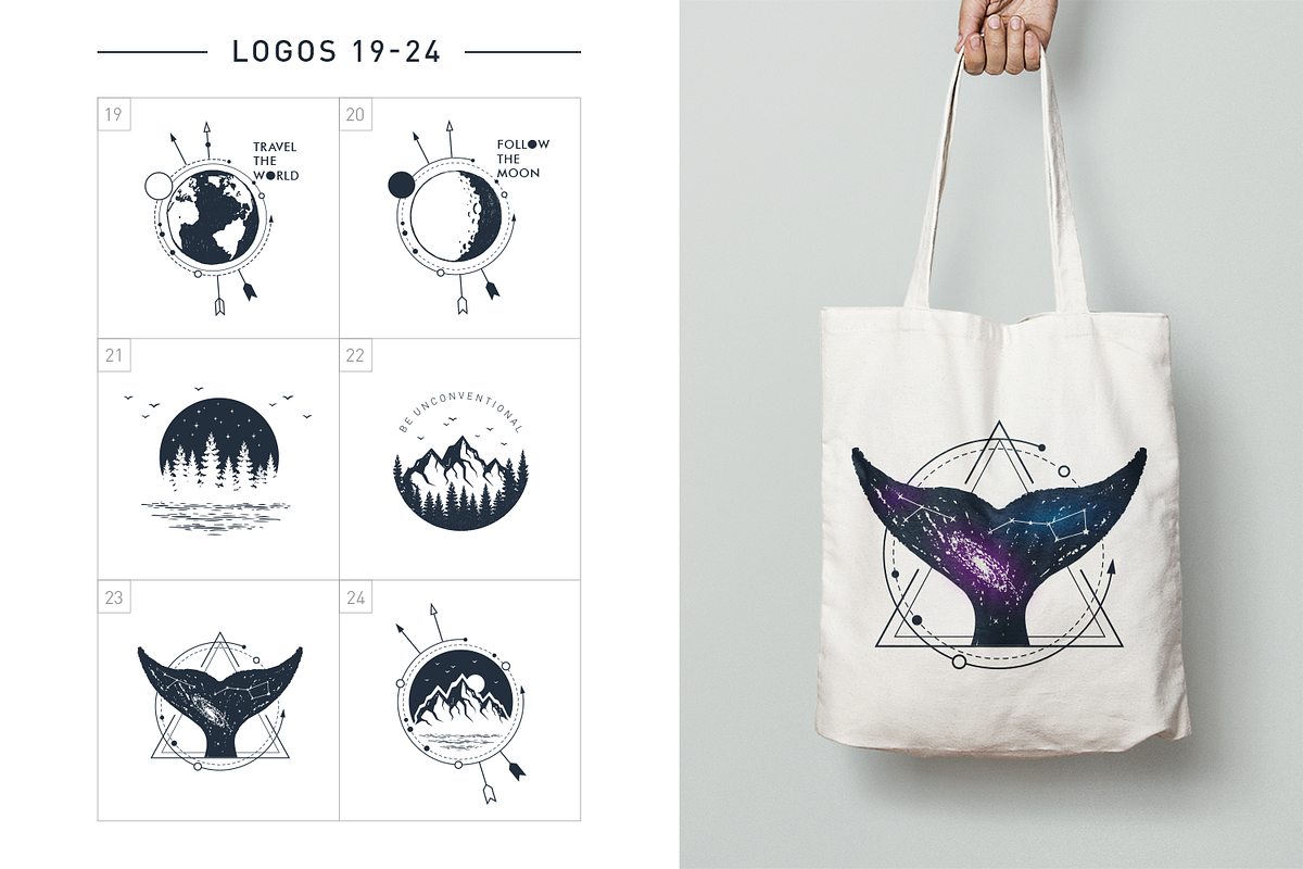 Nordicus. 60 Creative Logos, an Illustration by Cosmic Store (Photo 9 of 15)