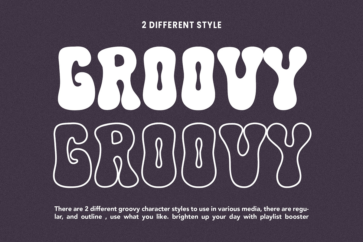 Playlist Booster - Display Font, a Sans Serif Font by Arendxstudio (Photo 2 of 9)