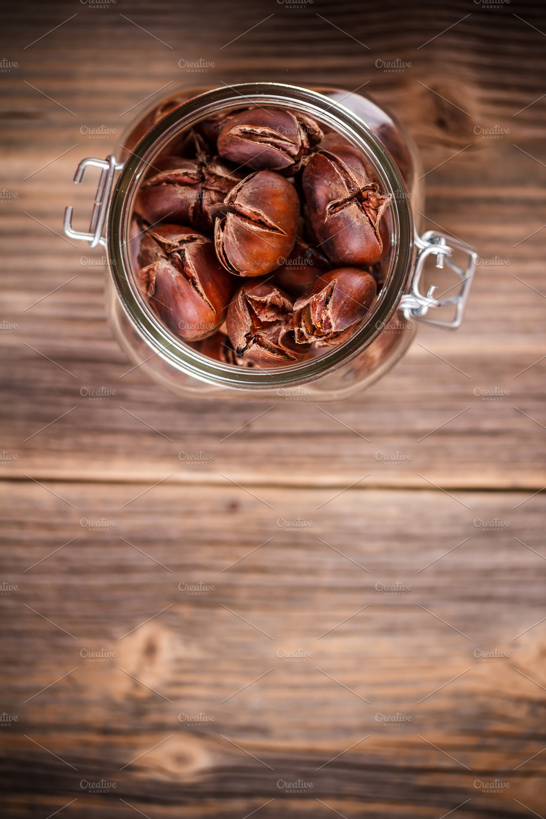 Roasted chestnuts featuring autumn, background, and bottle