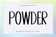 POWDER, a Sans Serif Font by InermediaSTUDIO (Thumbnail 1 of 6)