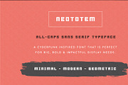 Neototem Font, a Font by Aswin Menon (Thumbnail 3 of 9)