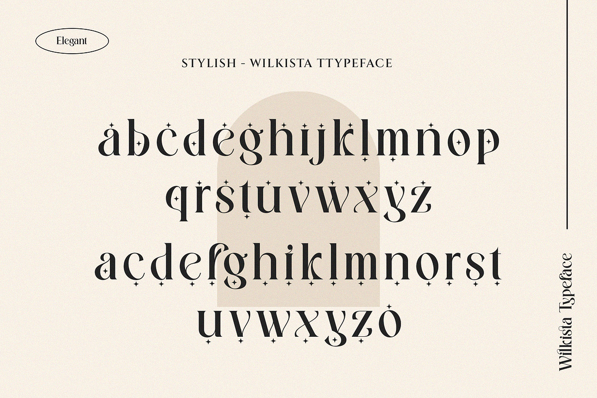 Wilkista - Ligature Typeface, a Serif Font by Graphicxell (Photo 15 of 18)