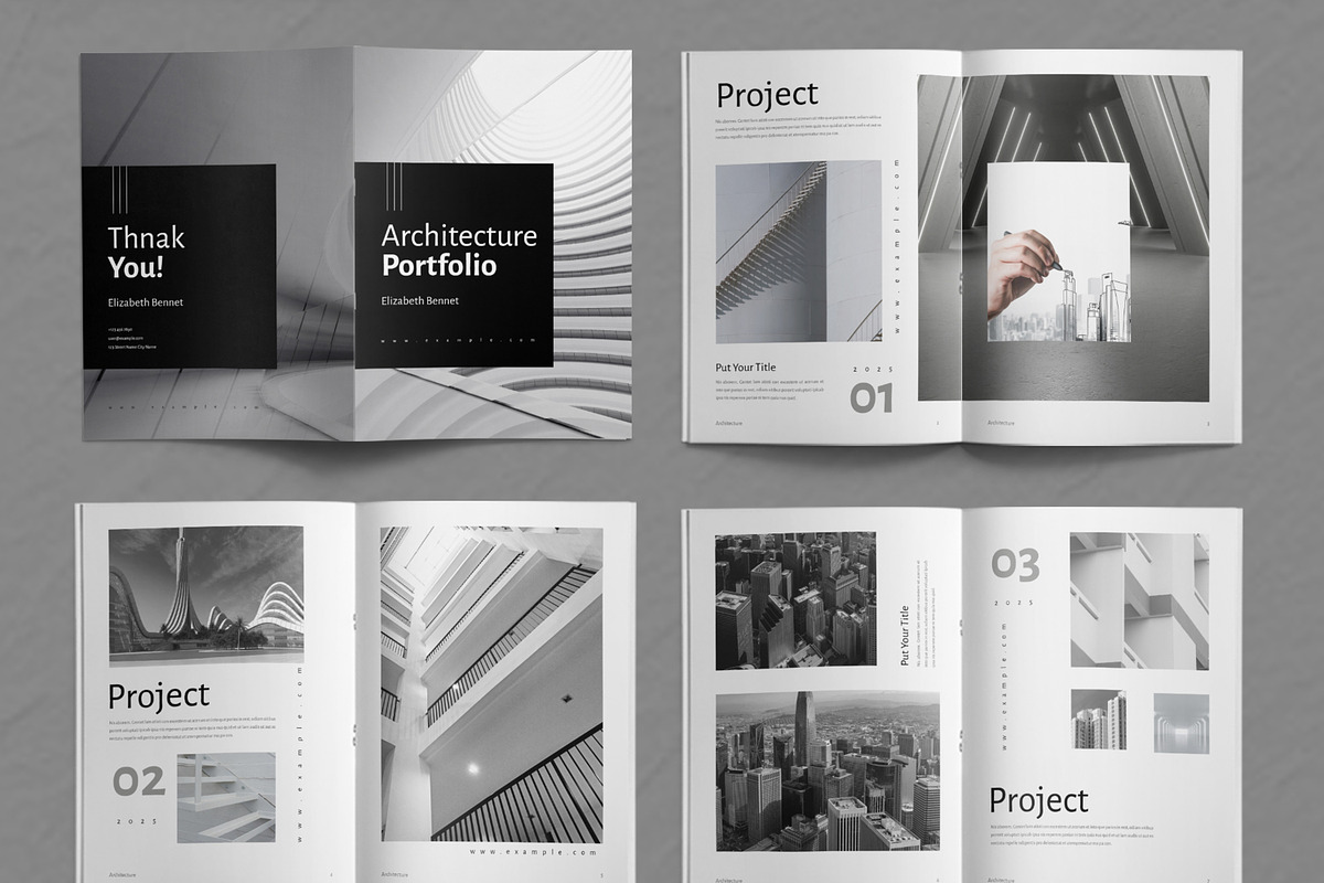 Architecture Portfolio Layout, a Magazine Template by ContestDesign (Photo 2 of 3)
