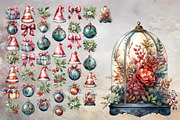 Watercolor Christmas Cats | Kittens, an Illustration by Dazzling Art Boutique (Thumbnail 4 of 10)