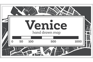 Venice Italy City Map