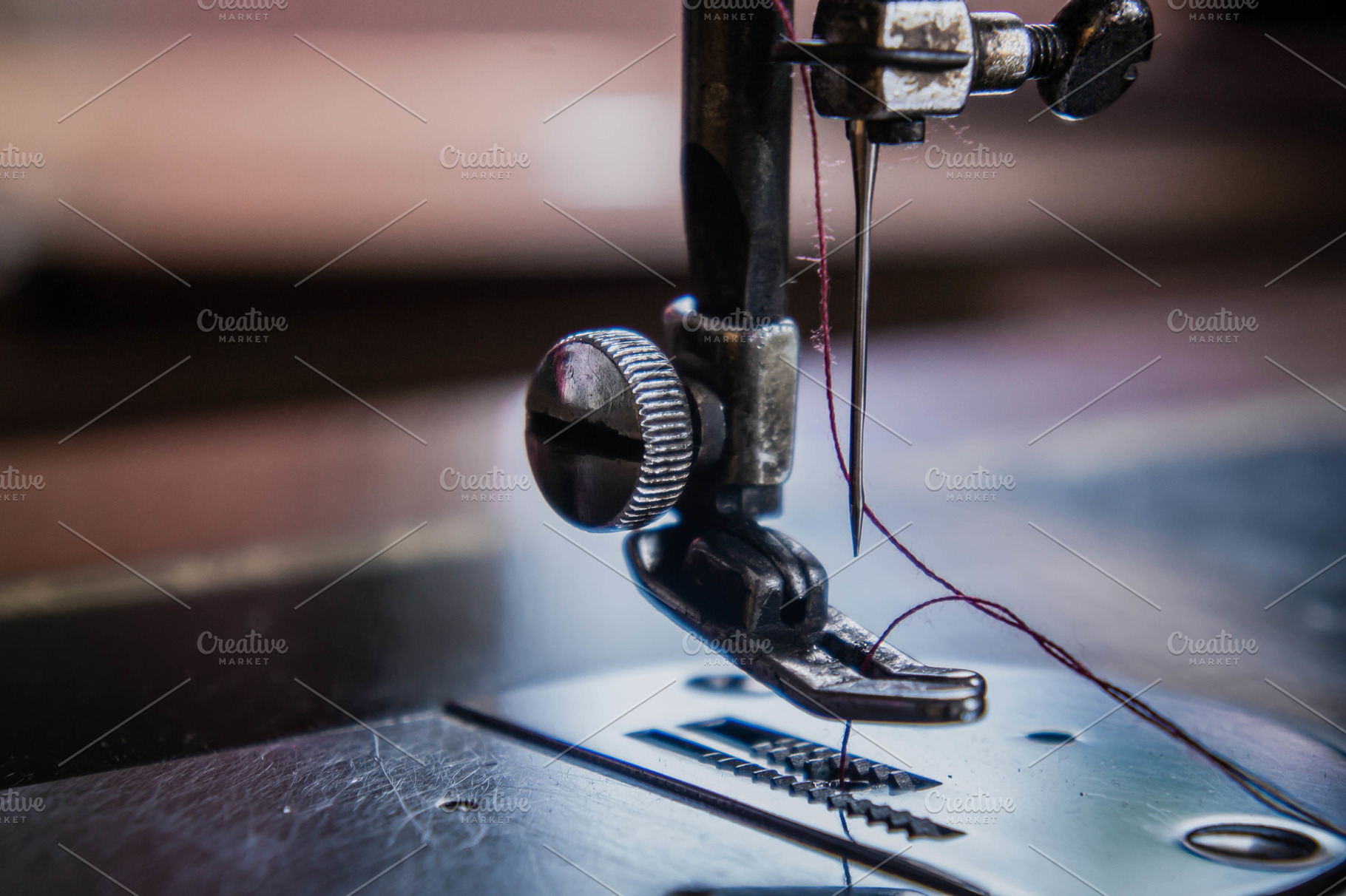 Presser foot for sewing machine featuring accessory, bespoke, and cloth, an Industrial Photo by Lady-Vintage