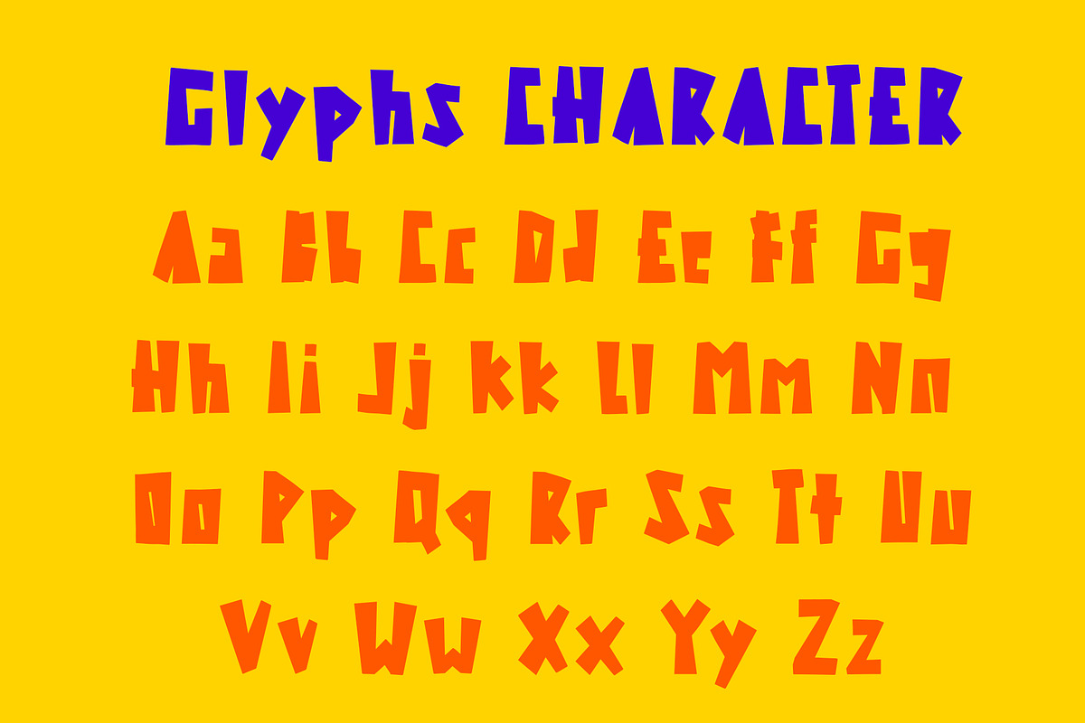 Boxkan Uniqe Display Font, a Handwritten Font by Tera Asset Garage (Photo 3 of 8)