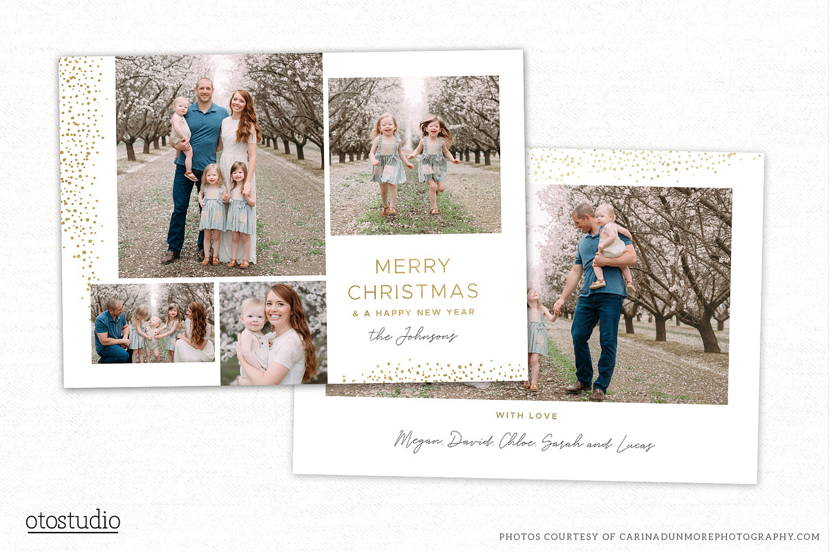 Christmas Card Template CC288, a Card Template by OtoStudio (Photo 1 of 2)