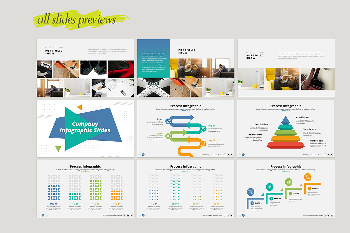 Bee-Type Corporate PowerPoint, a Presentation Template by WhiteGraphic (Photo 22 of 28)