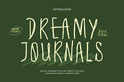 Dreamy journals - Casual Handwritten, a Handwritten Font by Lettermine (Thumbnail 1 of 10)