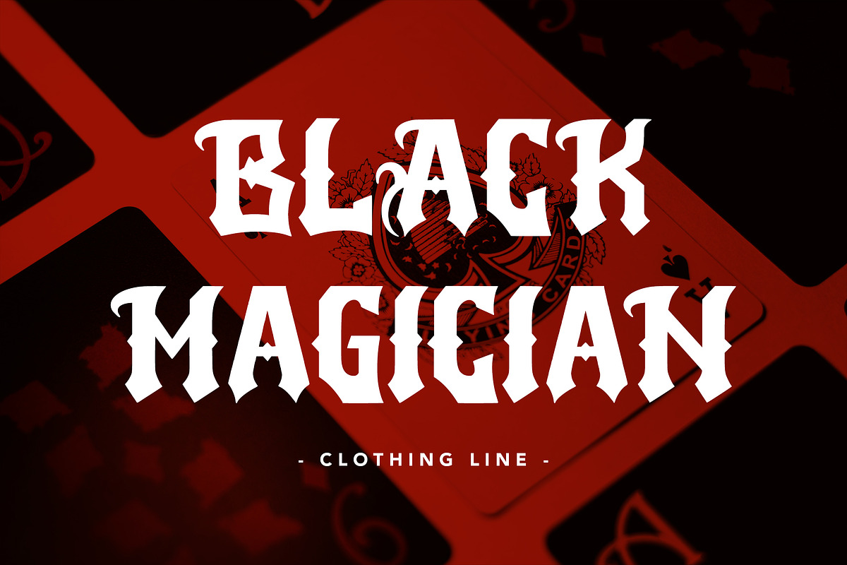 AerialAce- Blackletter Typeface Font, a Blackletter Font by AQR Studio (Photo 3 of 9)