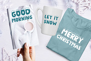 Christmas Snow Hand Drawn Font, a Script Font by Happy Letters (Thumbnail 6 of 9)