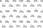 Bicycles & Promenade Vector Drawings, a Decorative Illustration by Adiemus (Thumbnail 8 of 10)