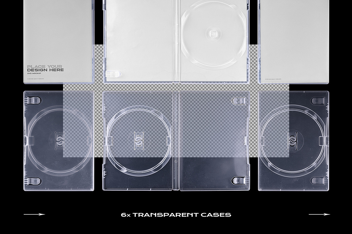 DVD Case Mockup Template Bundle Disc, a Product Mockup by PrintPixel (Photo 3 of 24)