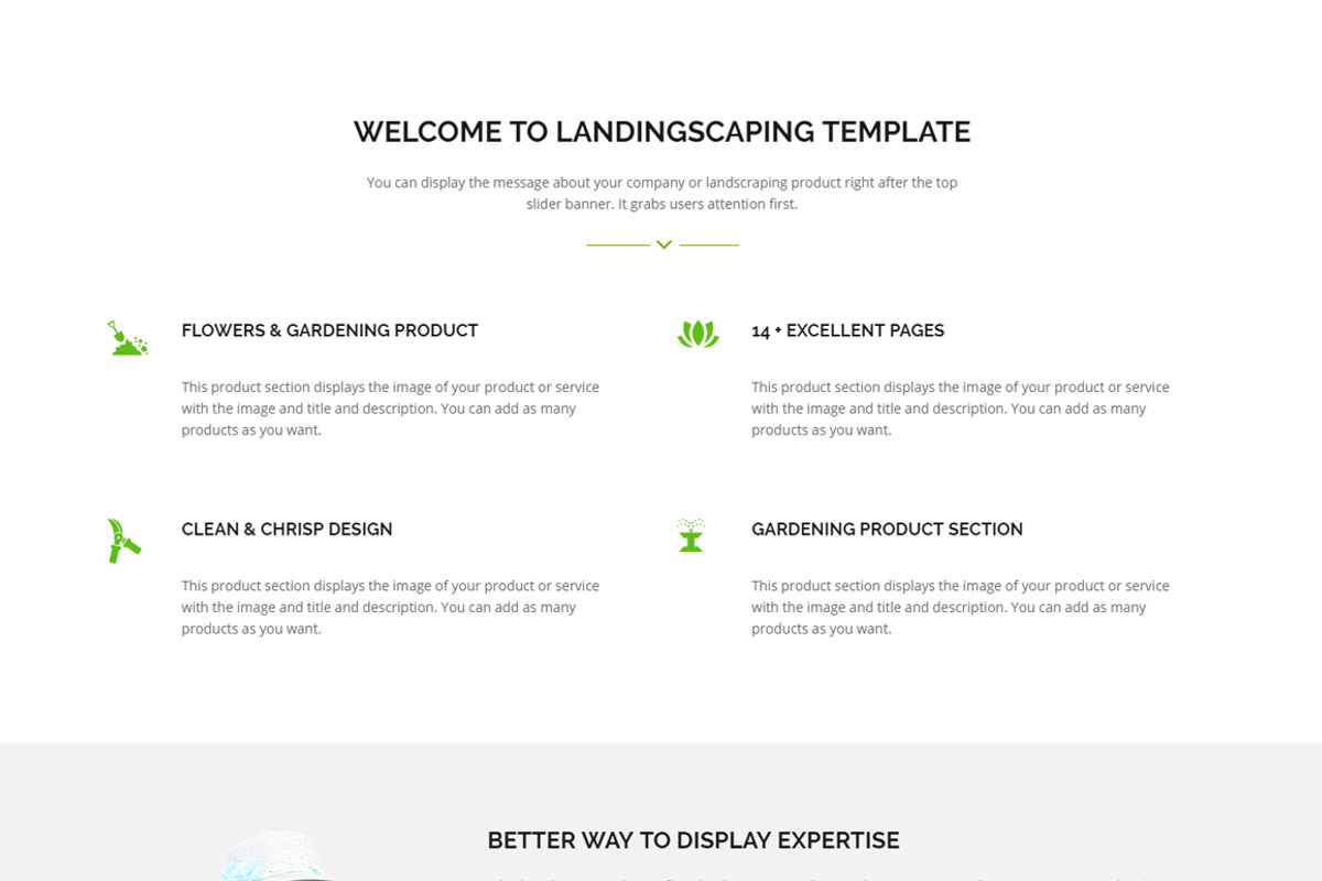 Gardening-Landscaping&Patio Website, a Websites & App Template by oLanding (Photo 7 of 7)