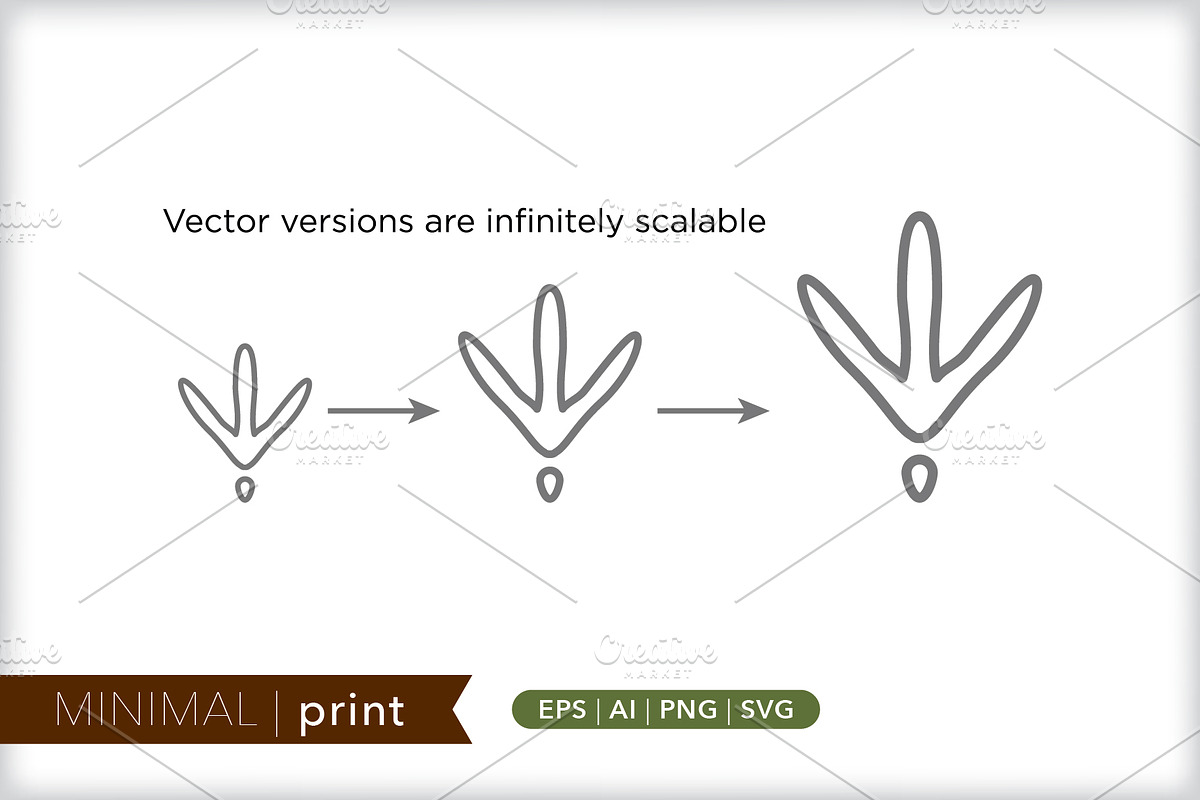 Minimal print icons, an Outline Icon by Picture Window (Photo 4 of 5)