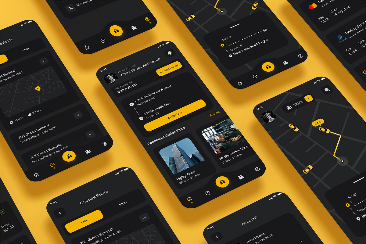 Taxi Booking Service Ride Driver App, an App Template by nagaredesignstudio (Photo 1 of 2)
