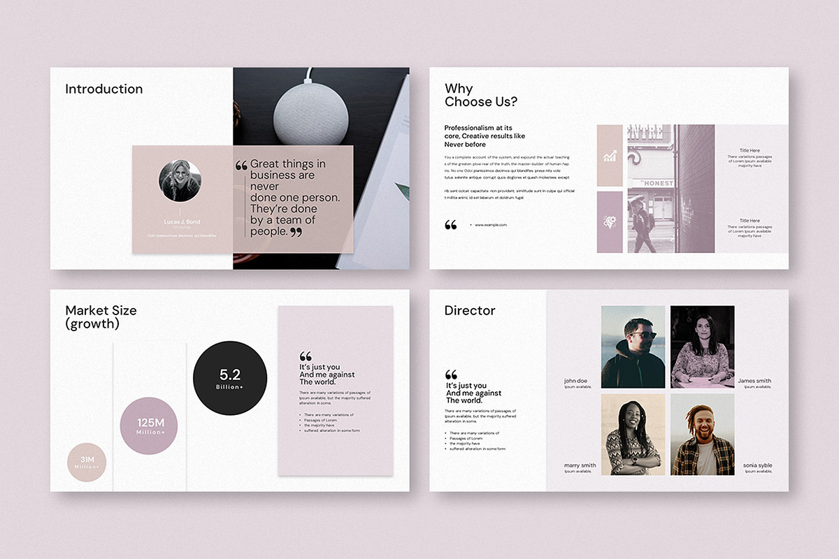 Minimal Presentation Template, a Presentation Template by Slide_Genius1 (Photo 3 of 7)
