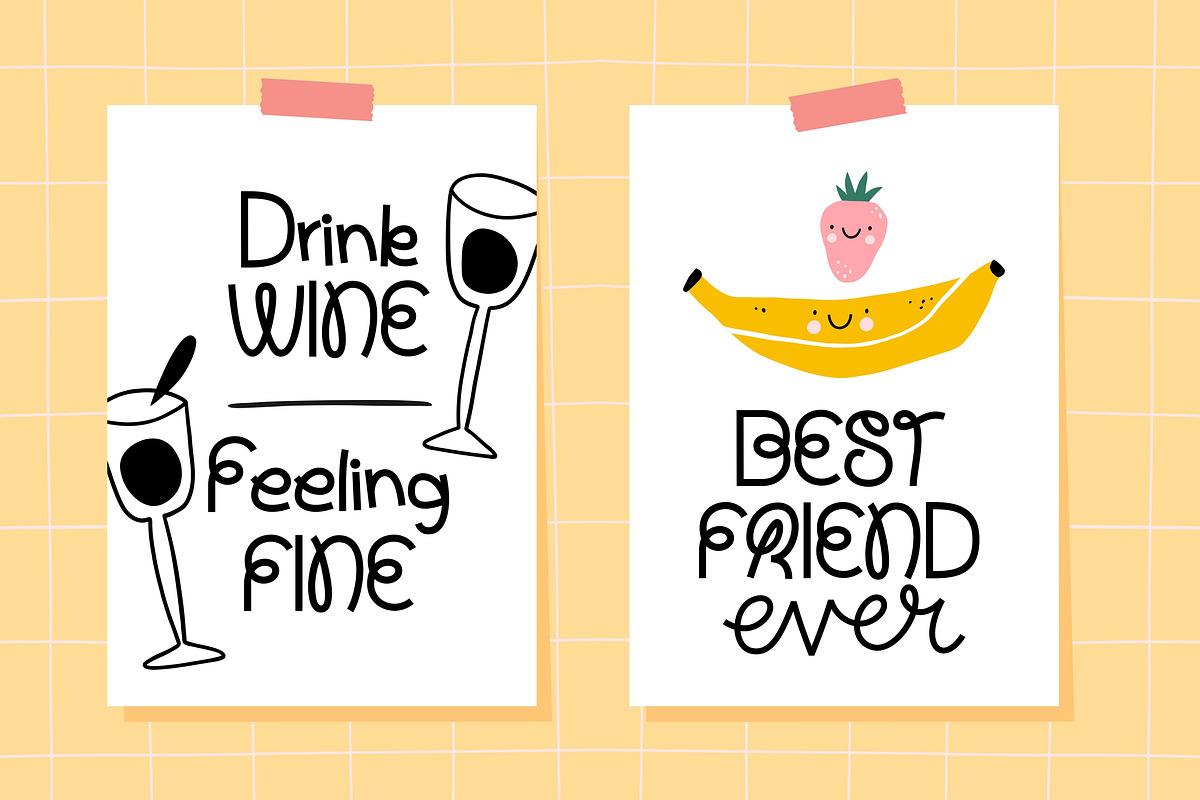 Hello Chuckle - Sweet Playful Font, a Sans Serif Font by Imoodev (Photo 3 of 5)