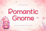 Romantic Gnome - Handwritten Font, a Handwritten Font by AnningArts (Thumbnail 1 of 6)