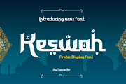 Keswah, a Serif Font by twinstd (Thumbnail 1 of 12)