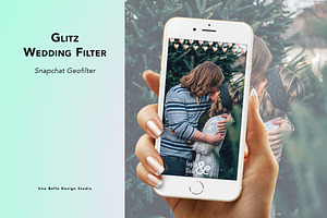 Glitz Wedding Geofilter