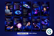 AI Assistant Social Media Template, a Social Media Template by Geelator Studio (Thumbnail 3 of 4)