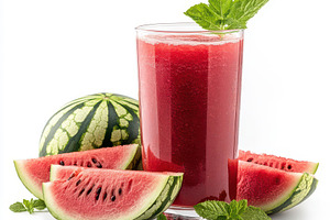 Refreshing Watermelon Smoothie Summe, a Food & Drink Photo by Pixeness Studio