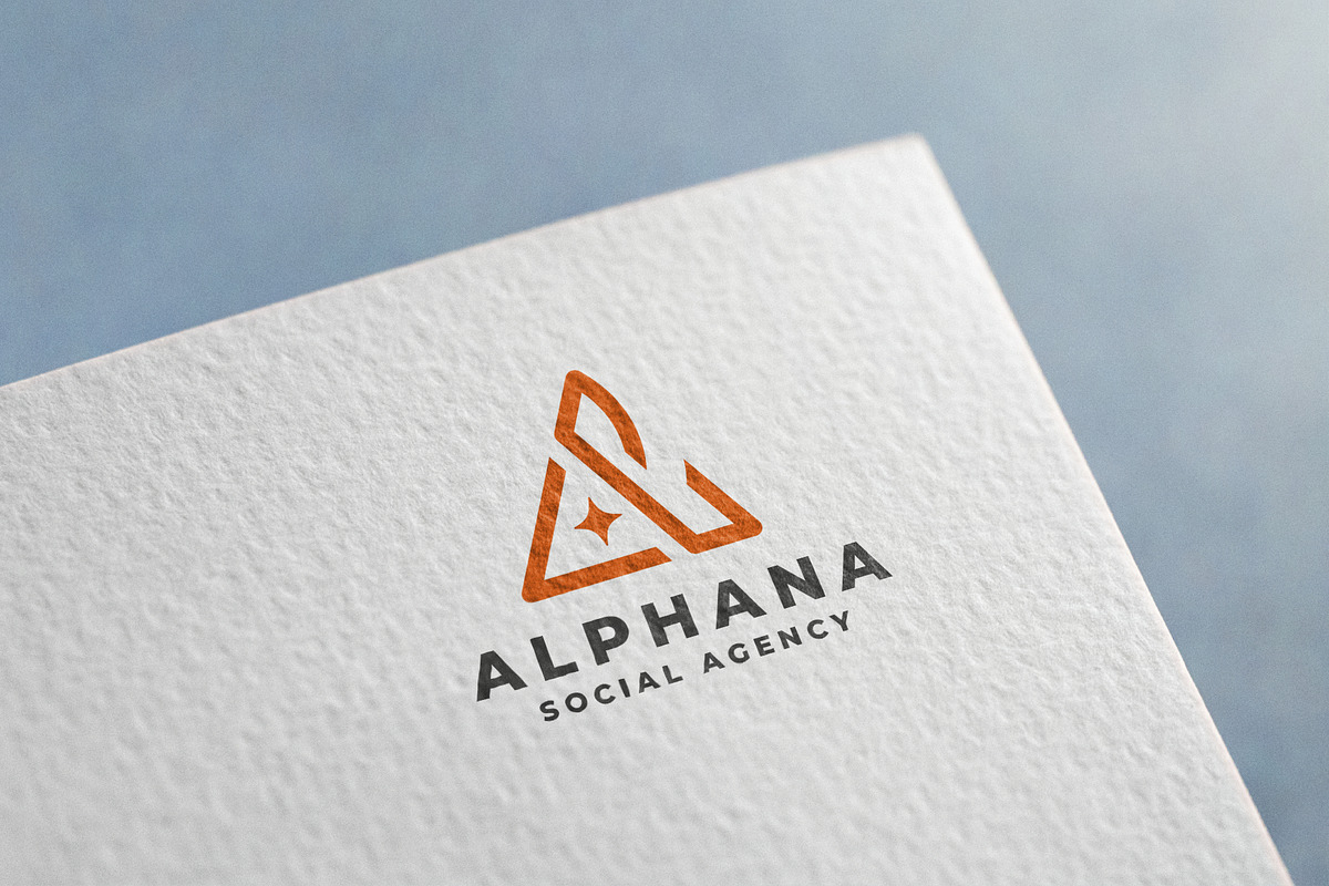 Alphana Abstract A Logo, a Branding & Logo Template by Design_Planet (Photo 1 of 3)
