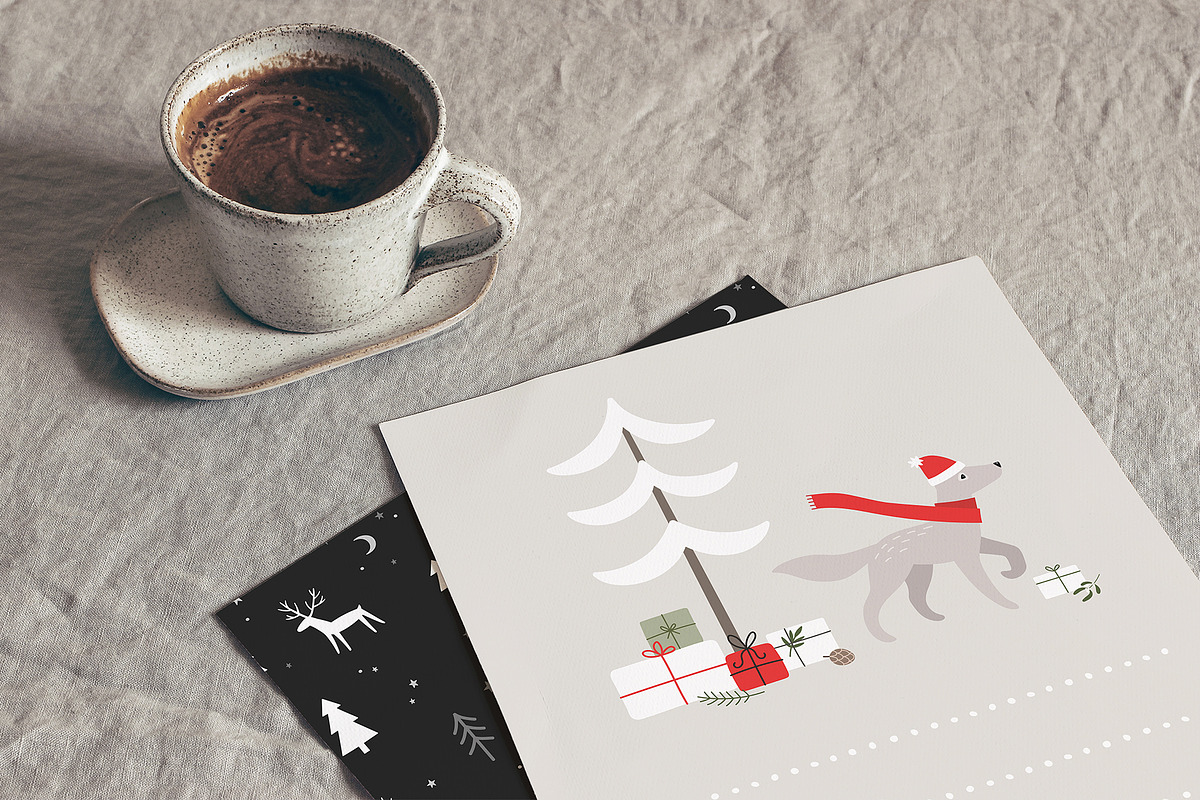 Scandi Christmas. Winter collection, a Seasonal Illustration by Kreker Kate (Photo 2 of 11)