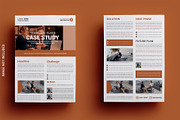 Case Study Flyer Template, a Flyer Template by graphics city (Thumbnail 4 of 4)