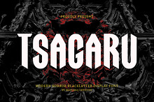 Tsagaru Modern Horror Blackletter