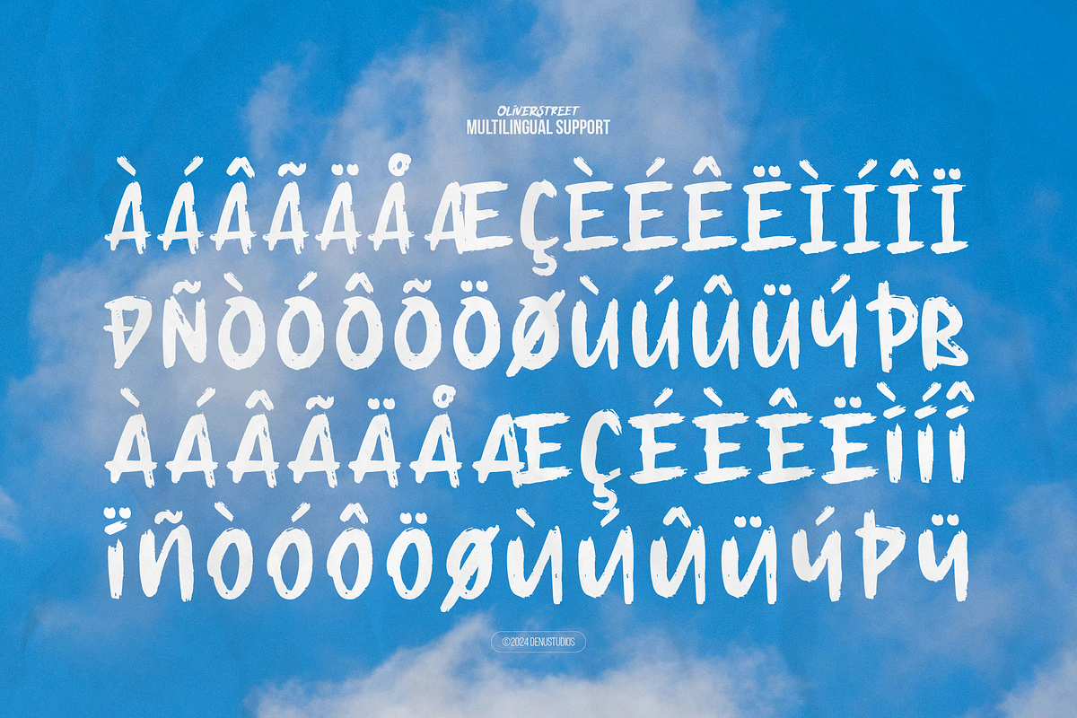Oliver Street | Hand Drawn Brush, a Handwritten Font by Denustudios (Photo 12 of 13)