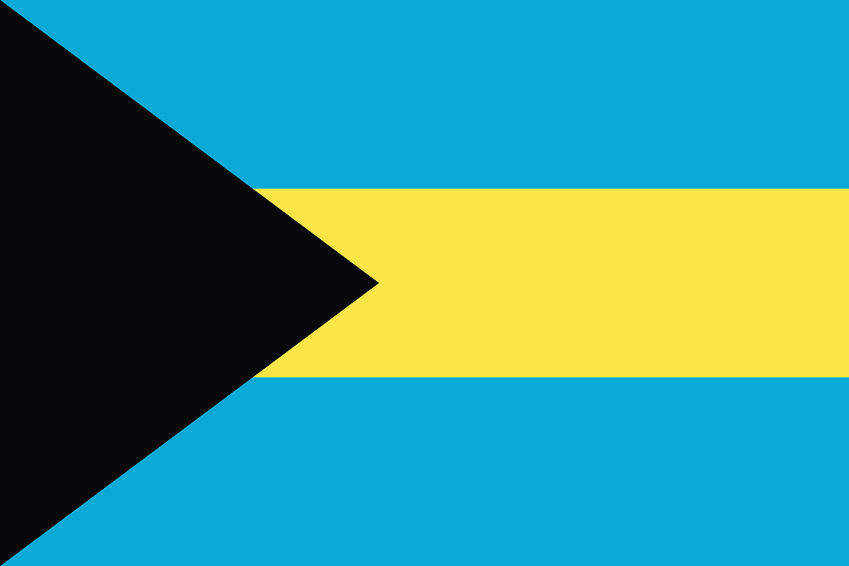 Vector of Bahamas flag., an Icon by MorningStar