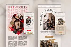 Christmas Newsletter Templates Pack