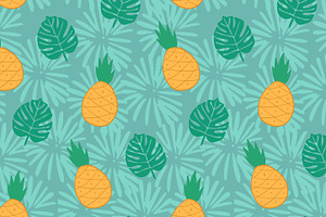 Jungle Fruit Tropical Pattern