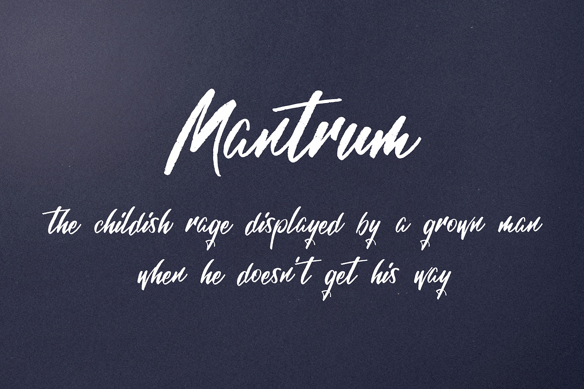 Mantrum - Urban script | 3 styles preview 3