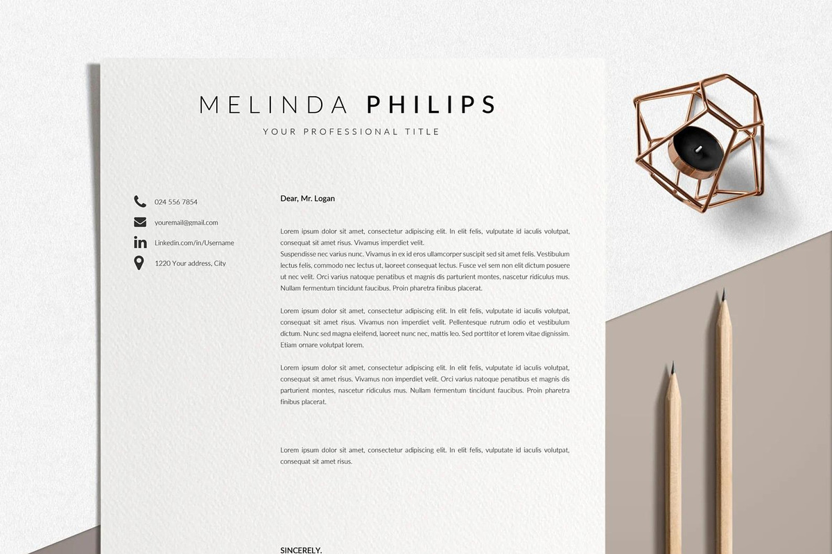 Professional Resume Template Word, a Resume Template by LucaTheme (Photo 3 of 10)