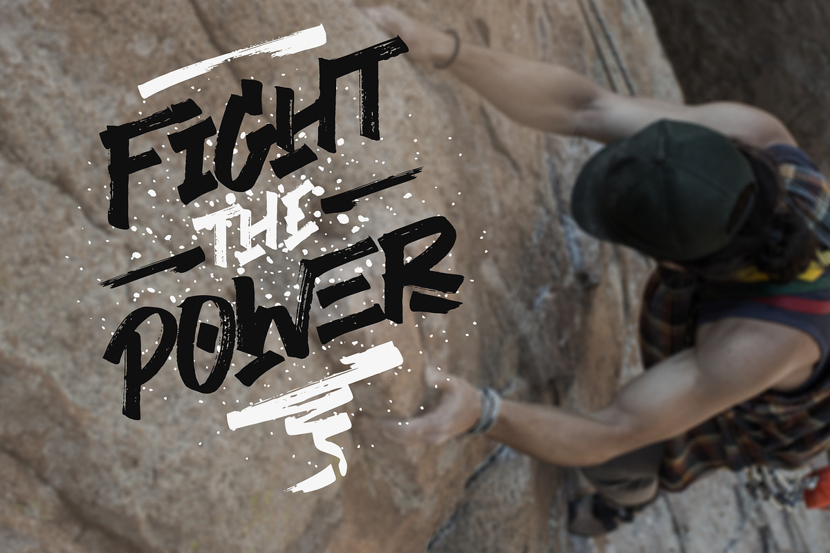 Black Finger Brush Font, a Blackletter Font by Rochart (Photo 11 of 15)