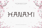 HANAMI – Elegant Japanese Font, a Symbol Font by MEANDSTUDIO (Thumbnail 1 of 9)