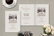Funeral Program Template, a Brochure Template by VectorVactory (Thumbnail 1 of 7)