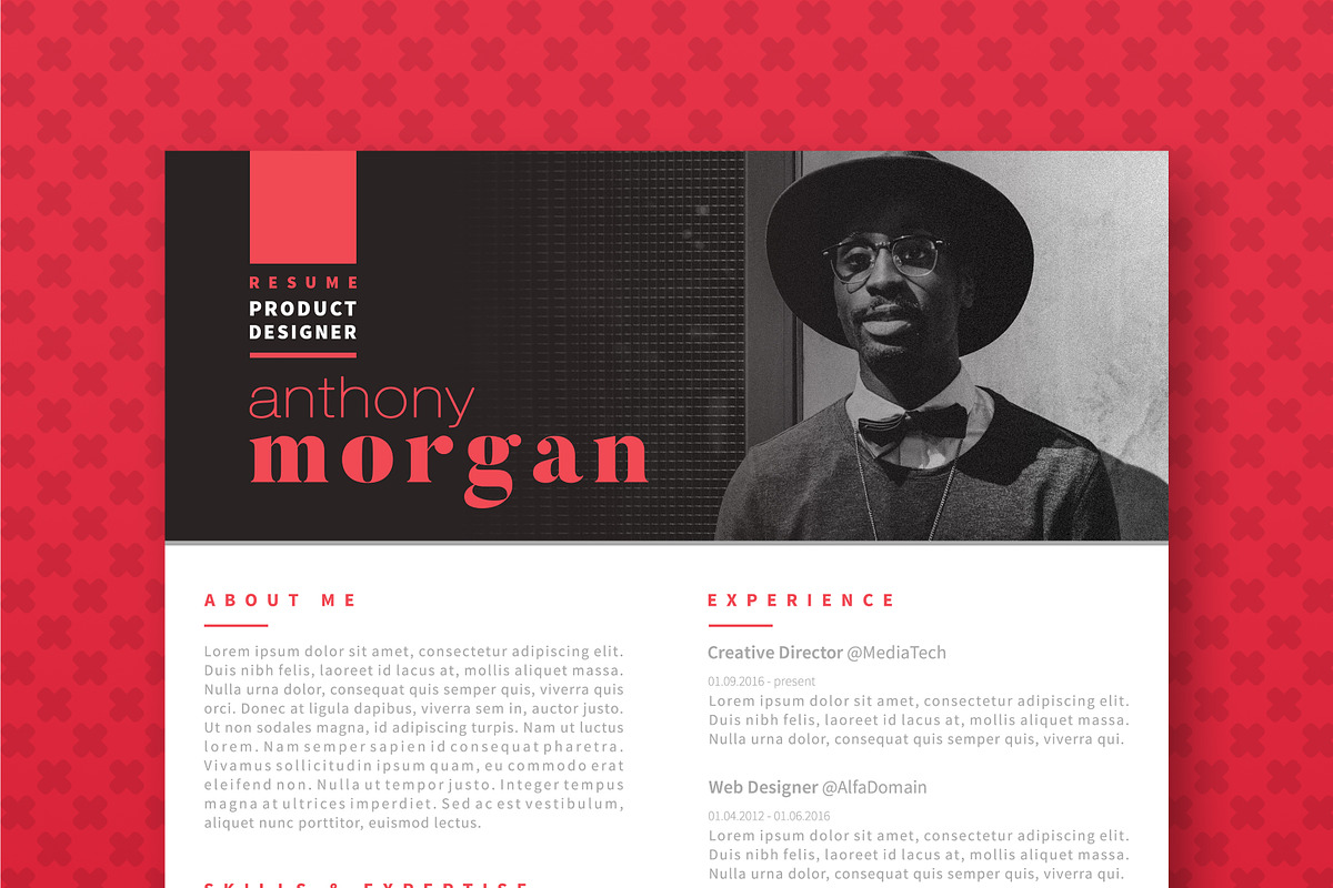 Modern Resume / CV Template, a Resume Template by The Path (Photo 3 of 4)