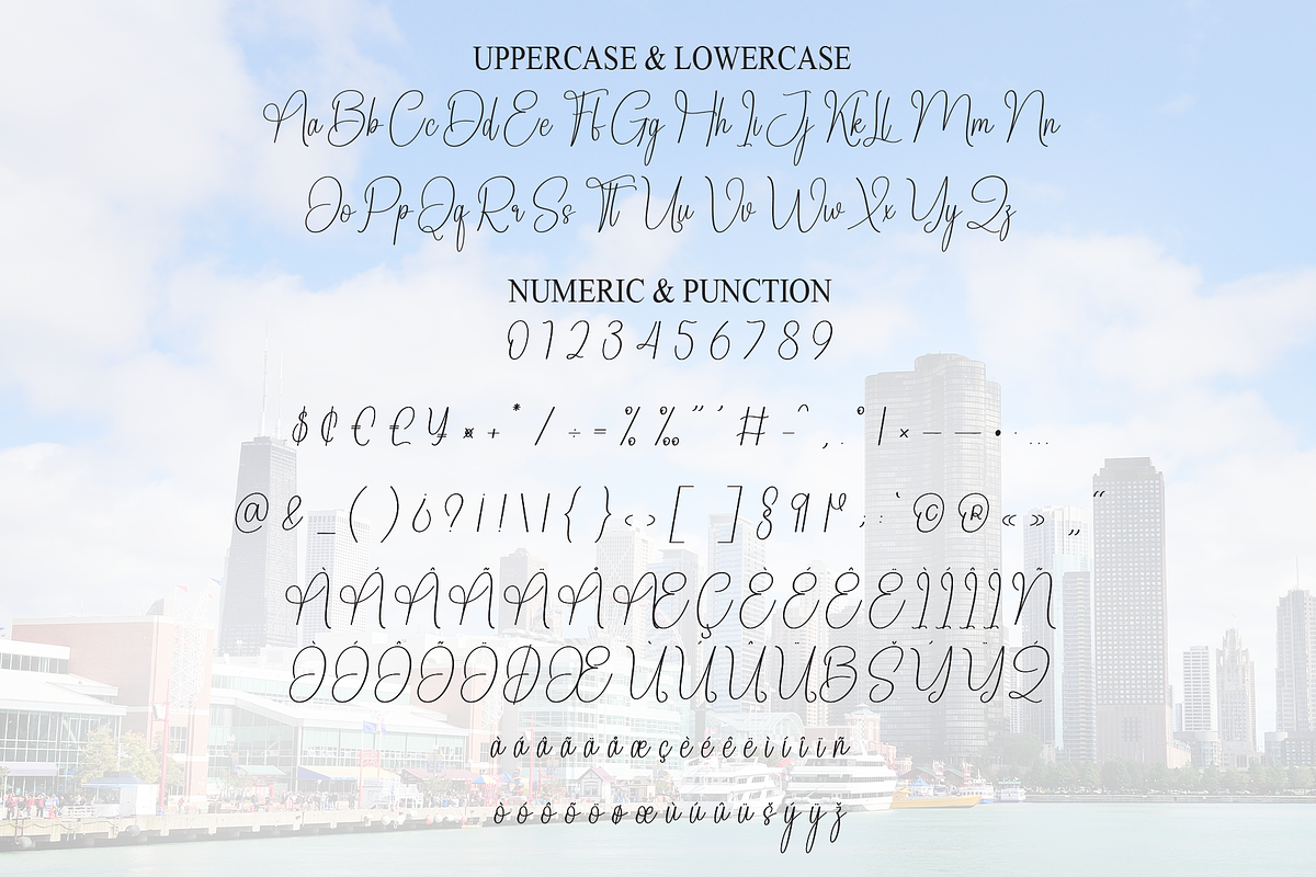 Chicago Downtown | Script Font, a Handwritten Font by Scratchones (Photo 7 of 9)