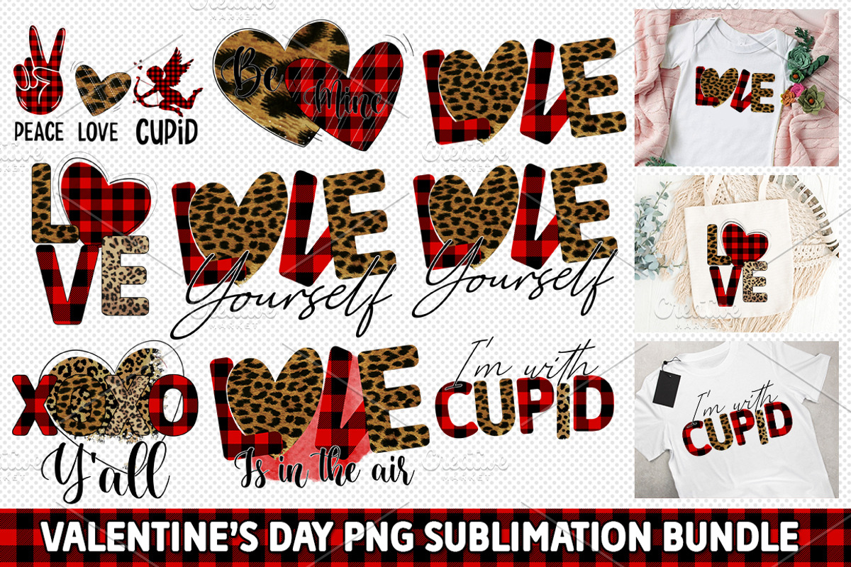 Valentine's Day PNG Sublimation, an Illustration by Fokira (Photo 1 of 11)