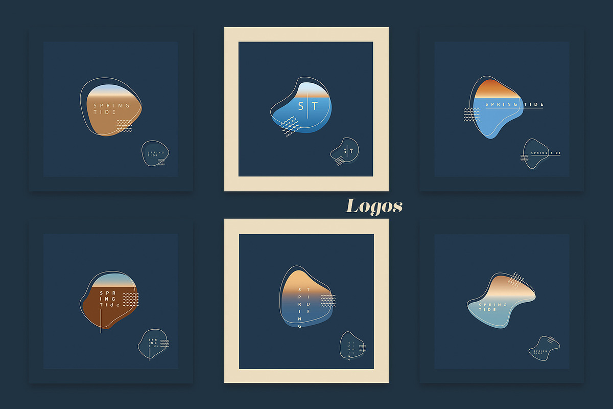 Spring Tide Branding Collection, a Texture Graphic by Polar Vectors (Photo 4 of 11)