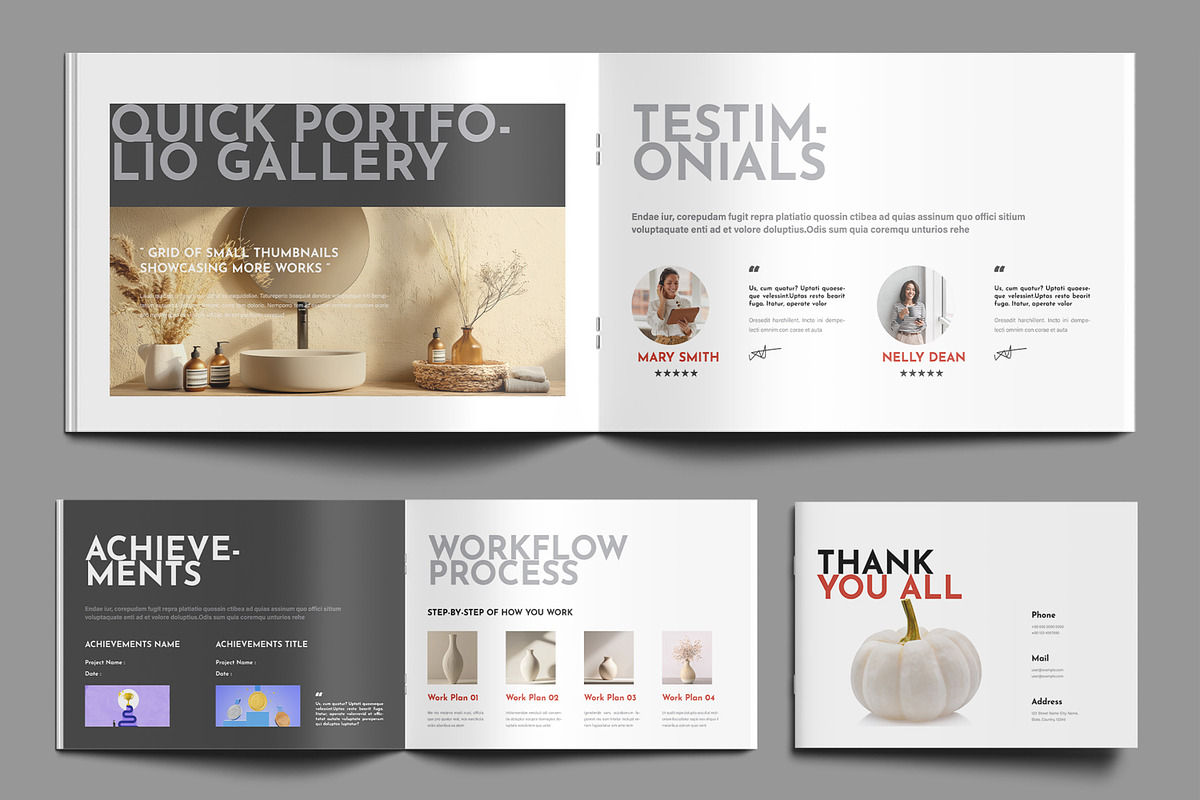 Modern Design Portfolio Template preview 6