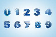 3D Frozen Ice Letters Set, an Object Graphic by Kotulsky Mockups (Thumbnail 4 of 6)