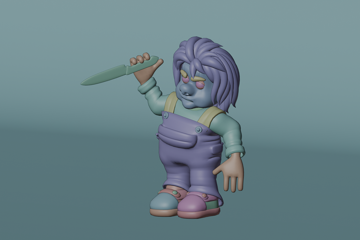 Halloween 3D Character Pack 01, a Characters & Person 3D Model by Dudukbersama (Photo 2 of 5)