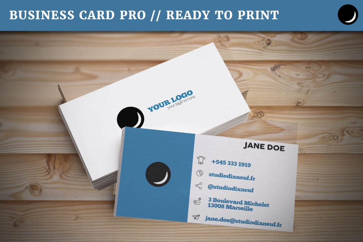 Professional Business Card, a Business Card Template by Studio 19 (Photo 5 of 7)