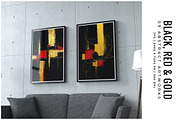 Black, Red and Gold, a Decorative Illustration by Digital Art Creations (Thumbnail 6 of 7)